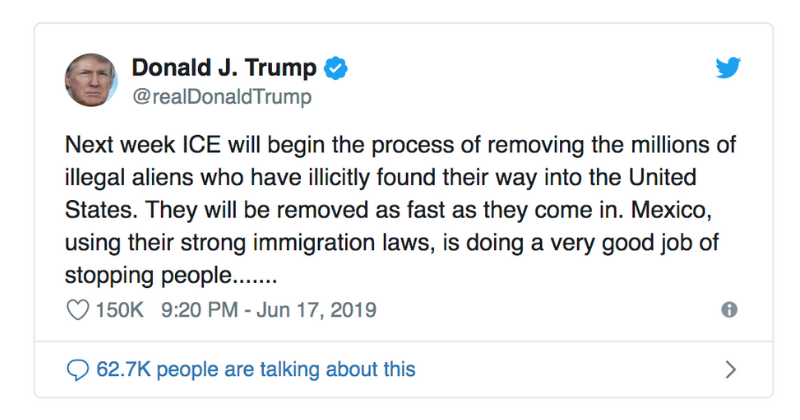 Trump Tweets Impending ICE Raids | Immigration Lawyer Mario Godoy | Godoy Law Office