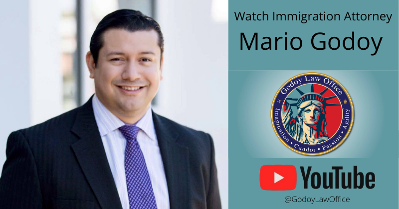 Watch Chicago Immigration Attorney Mario Godoy on YouTube