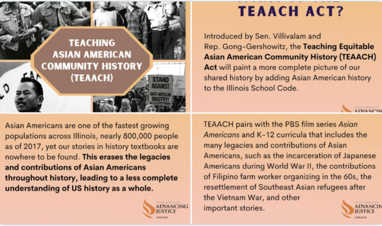 Illinois 1st State to Teach Asian American History In Public Schools