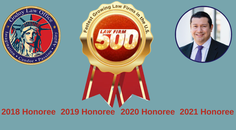 Godoy Law Office Named 2021 Law Firm 500 Honoree: Fastest Growing Law Firms in the Country