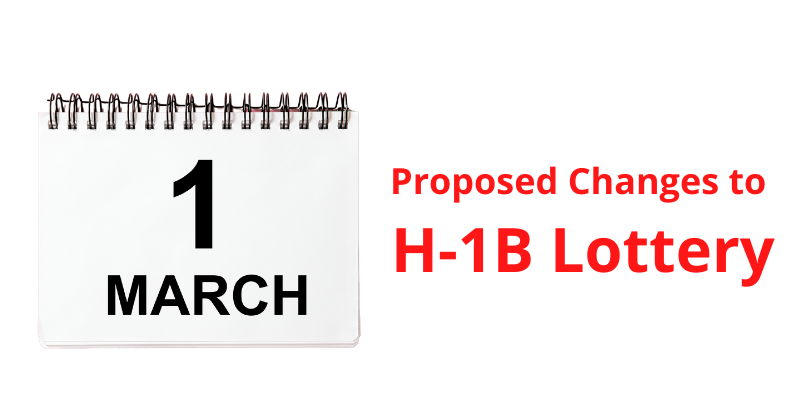 Proposed Changes to H-1B Lottery
