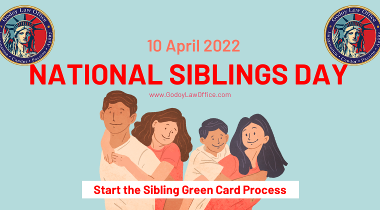 April 10th is National Sibling Day: Start the Sibling Green Card Process