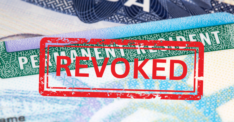 green card revoked