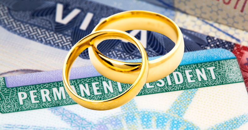 green card through prior marriage
